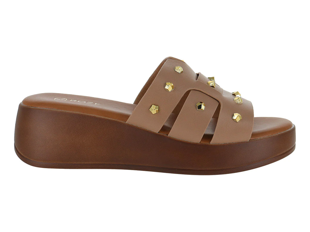 Sandalias de Plataforma Roze Beige para Mujer