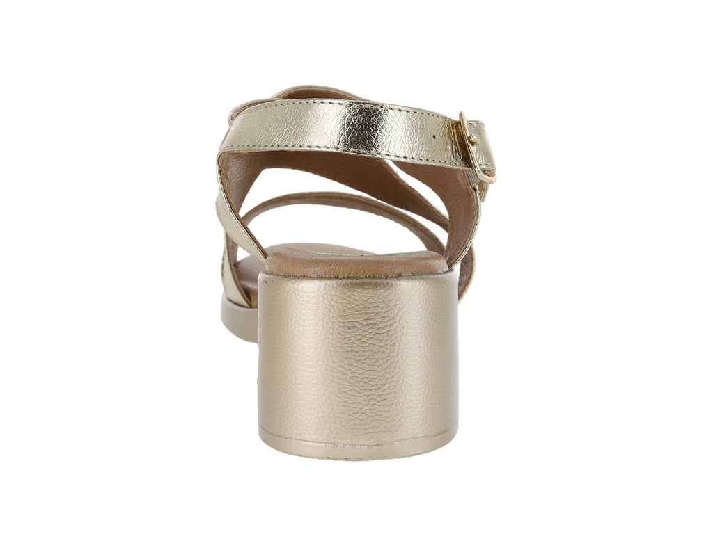 Sandalias Capricho Color Oro para Mujer