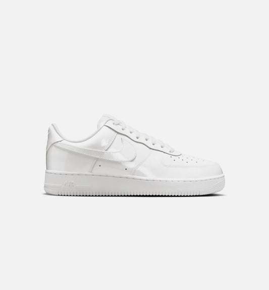 Air Force 1 07 Patent Leather Mens Lifestyle Shoe White