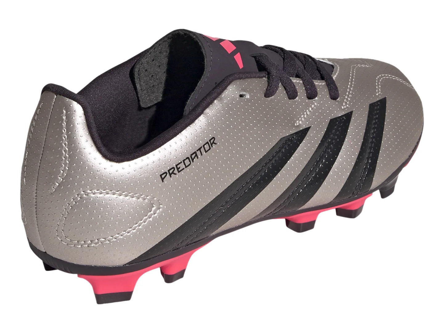Tenis Adidas Predator Club FXG Plata para Niño