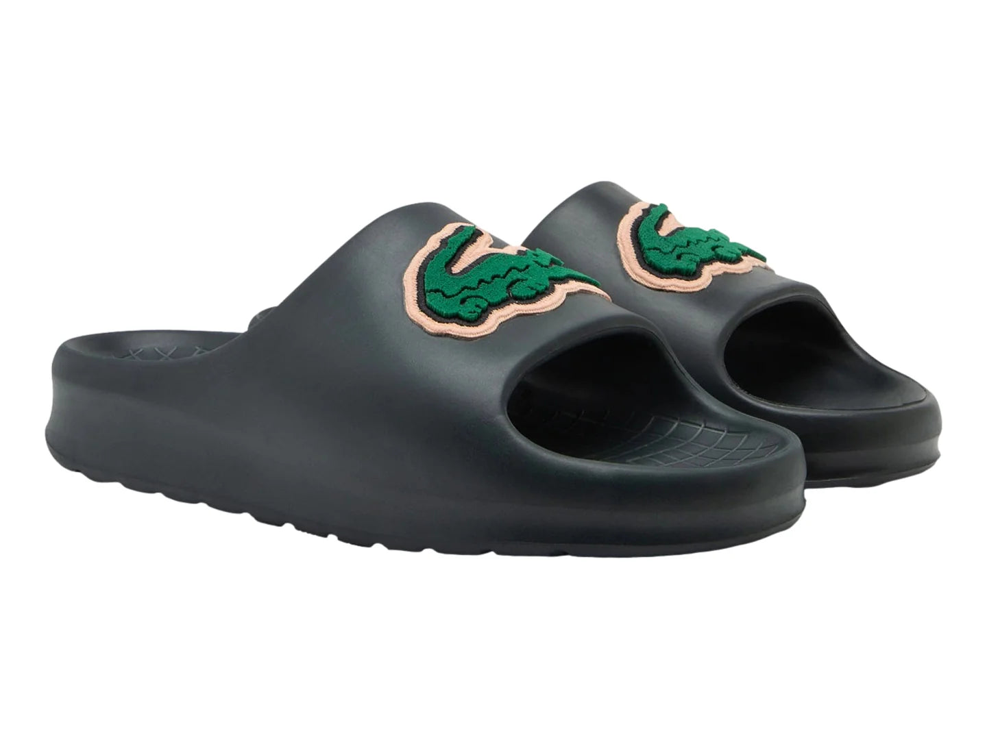 Sandalias Lacoste Serve Slide 20 Verde Oscuro para Hombre