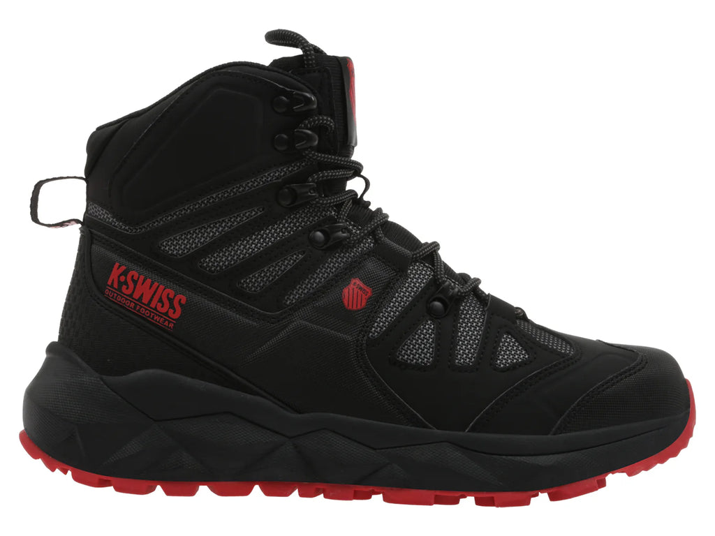 Tenis K Swiss Honold Negro con Rojo para Hombre