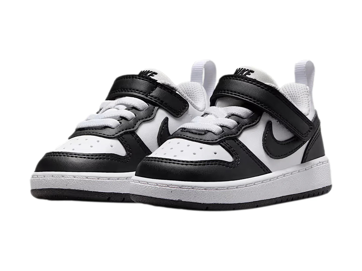 Tenis Nike Court Borough Low Recraft Blanco y Negro para Niño