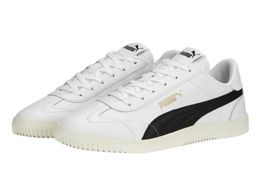 Tenis PUMA Club 5V5 Blanco Negro y Oro para Hombre