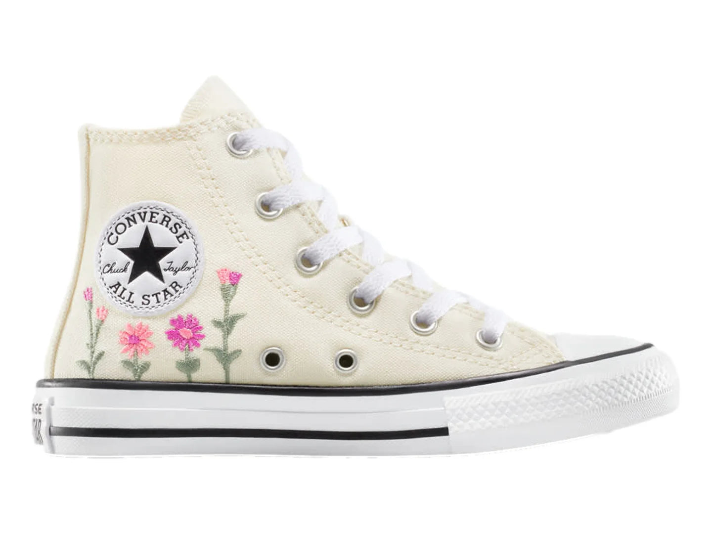 Tenis Converse Chuck Taylor All Star Florals Beige para Niña