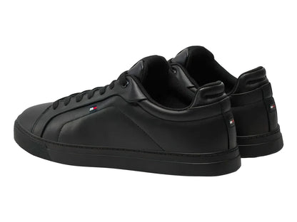 Tenis Tommy Hilfiger Icon Court LTH Flag Negro para Hombre
