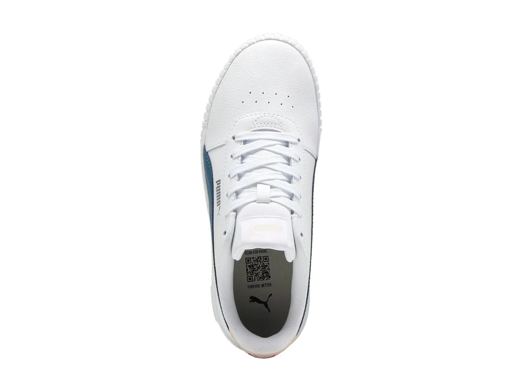Tenis PUMA Carina 20 Blanco y Rosa para Mujer