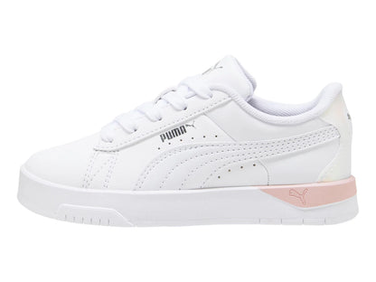 Tenis PUMA Jada Classic Holo 20 Blanco y Malva para Niño