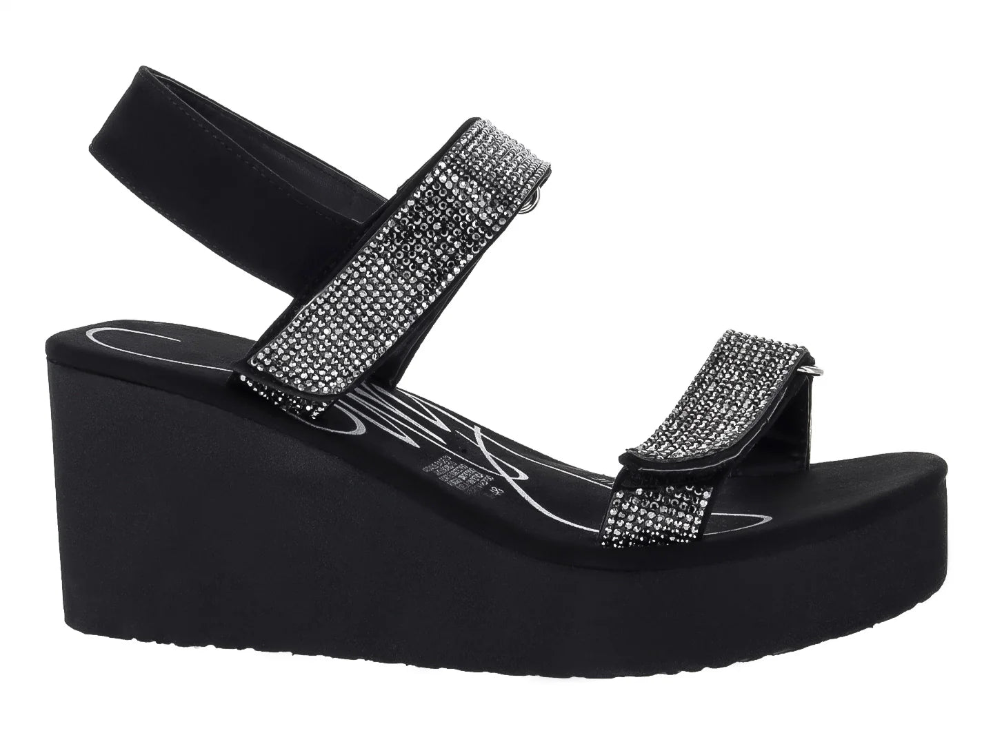 Sandalias Sary Plataforma Negro para Mujer