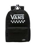 Mochila Vans Street Sport Real Negro con Blanco Checkerboard