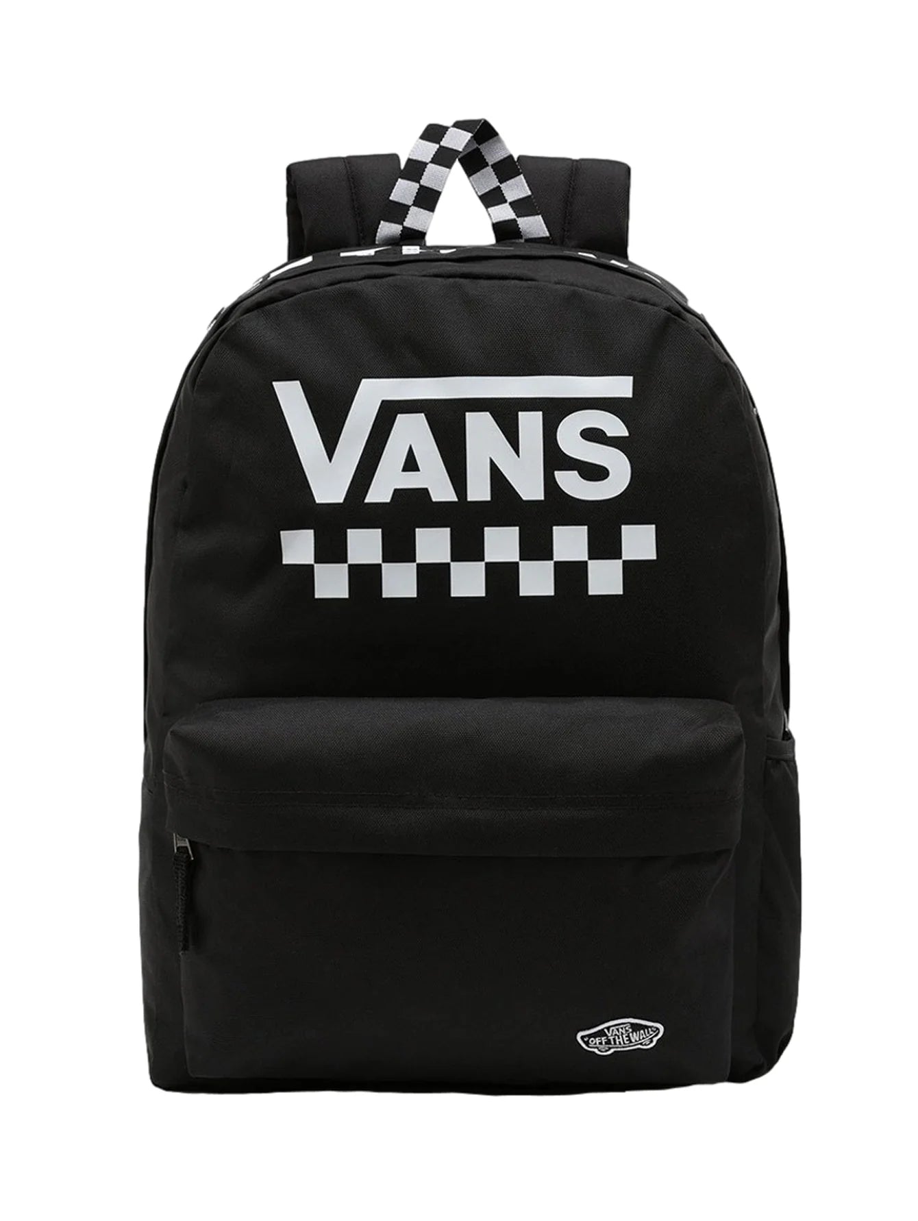 Mochila Vans Street Sport Real Negro con Blanco Checkerboard