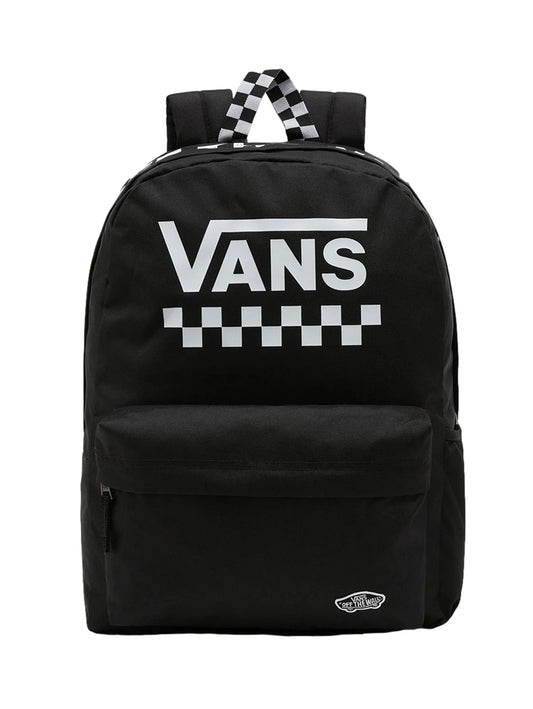 Mochila Vans Street Sport Real Negro con Blanco Checkerboard