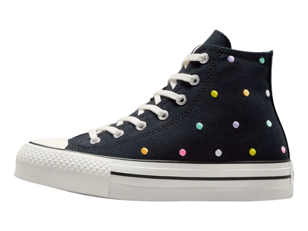 Tenis Converse Chuck Taylor All Star Negro y Blanco para Niña