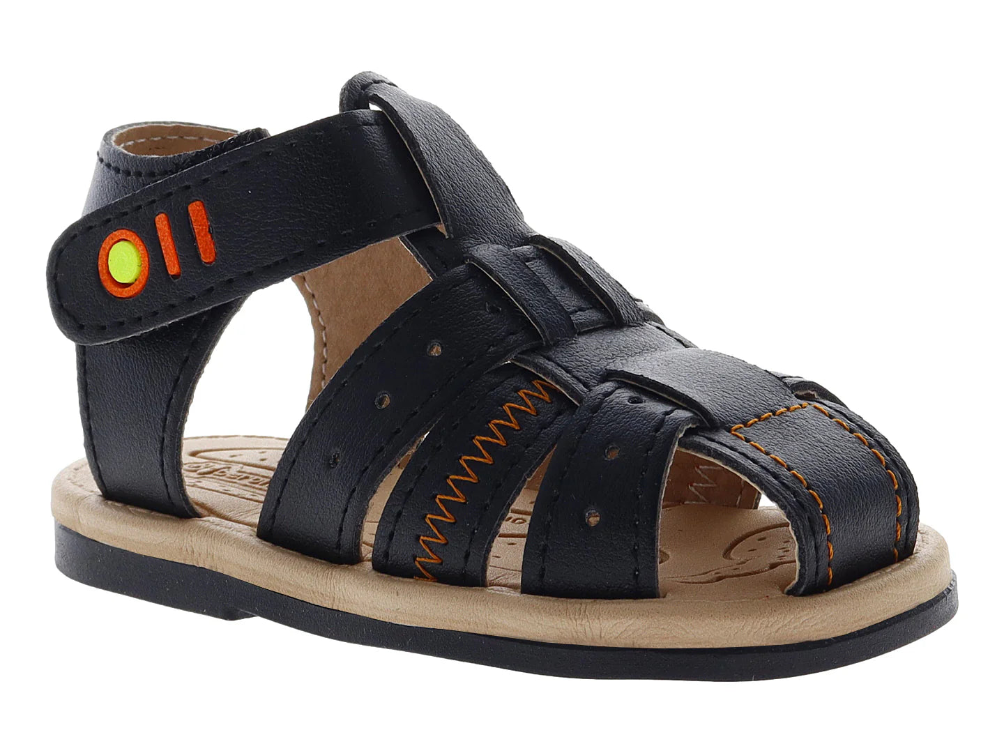 Sandalias Biberones Negro para Bebé