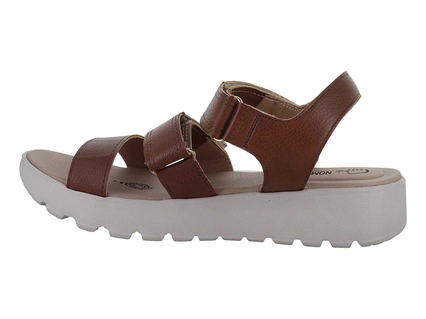 Sandalias Nomadas Napa Italiana Color Tan para Mujer