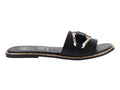 Sandalias Luna Rosa Negro para Mujer