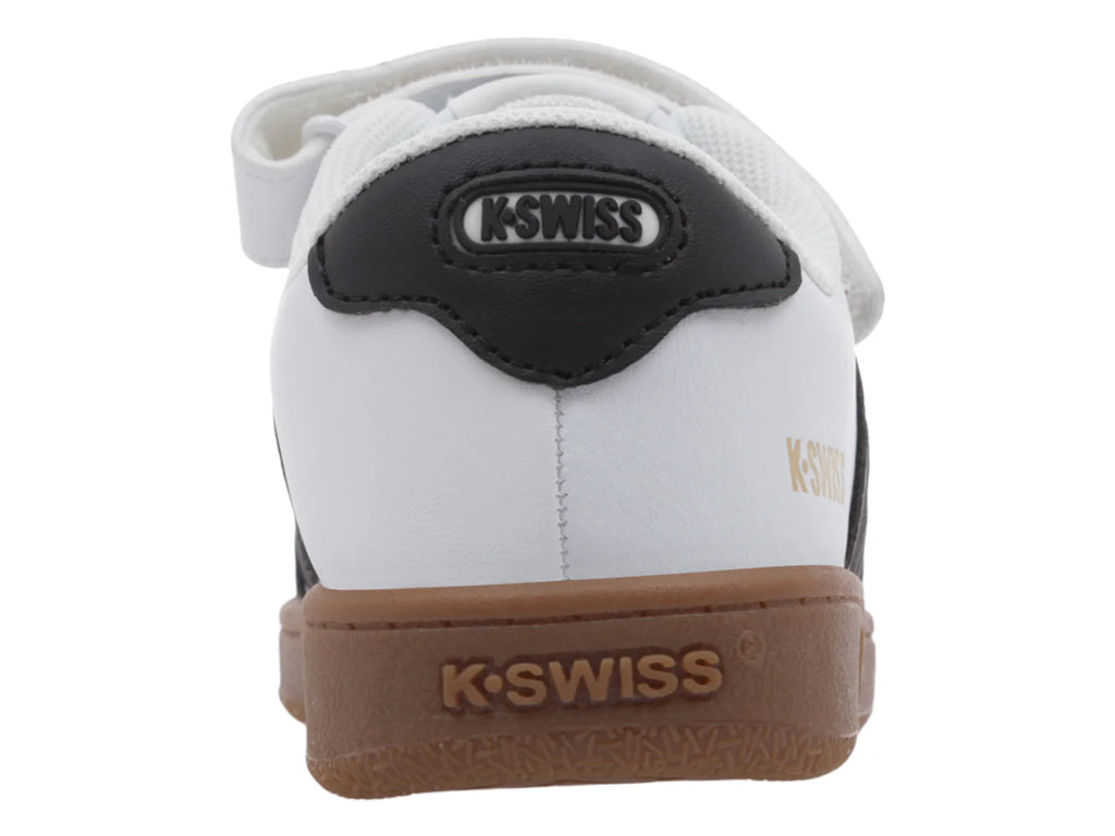 Tenis K SWISS Francis Court Blanco y Negro para Niño
