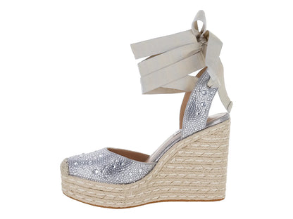 Sandalias Steve Madden Dafina Plateadas para Mujer