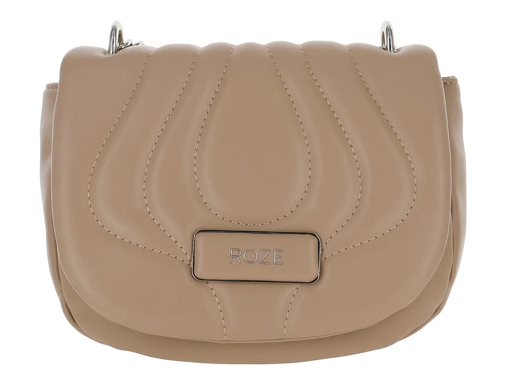 Bolso de Hombro ROZE Color Nude para Mujer
