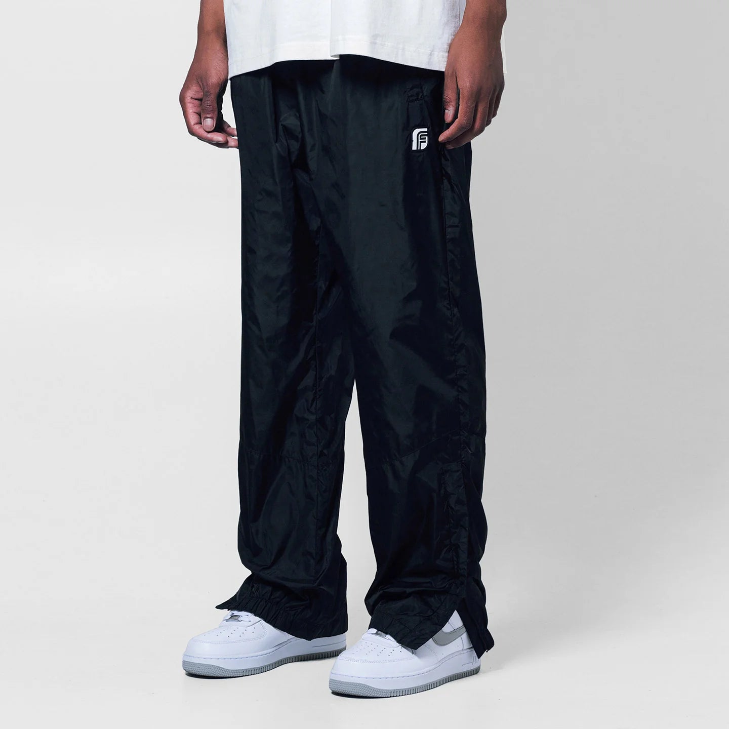 Track Pant Black Ivory Royal