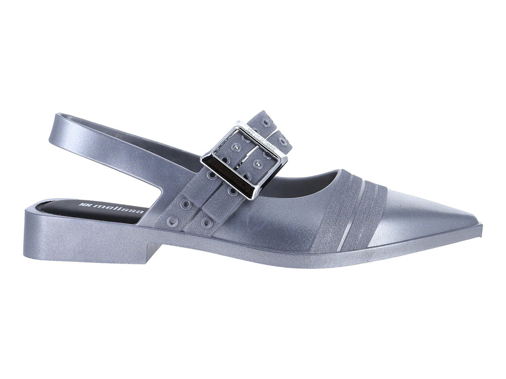 Zapatillas Melissa Ladylike Plata Negro para Mujer