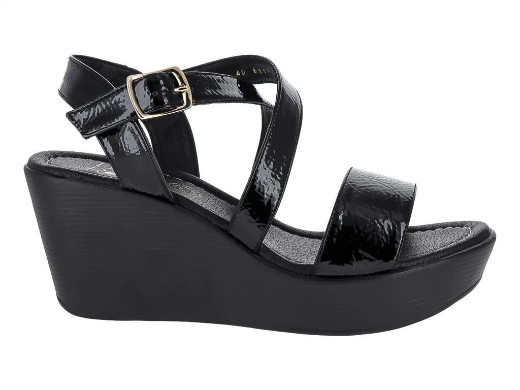 Sandalias Luna Rosa Negro para Mujer