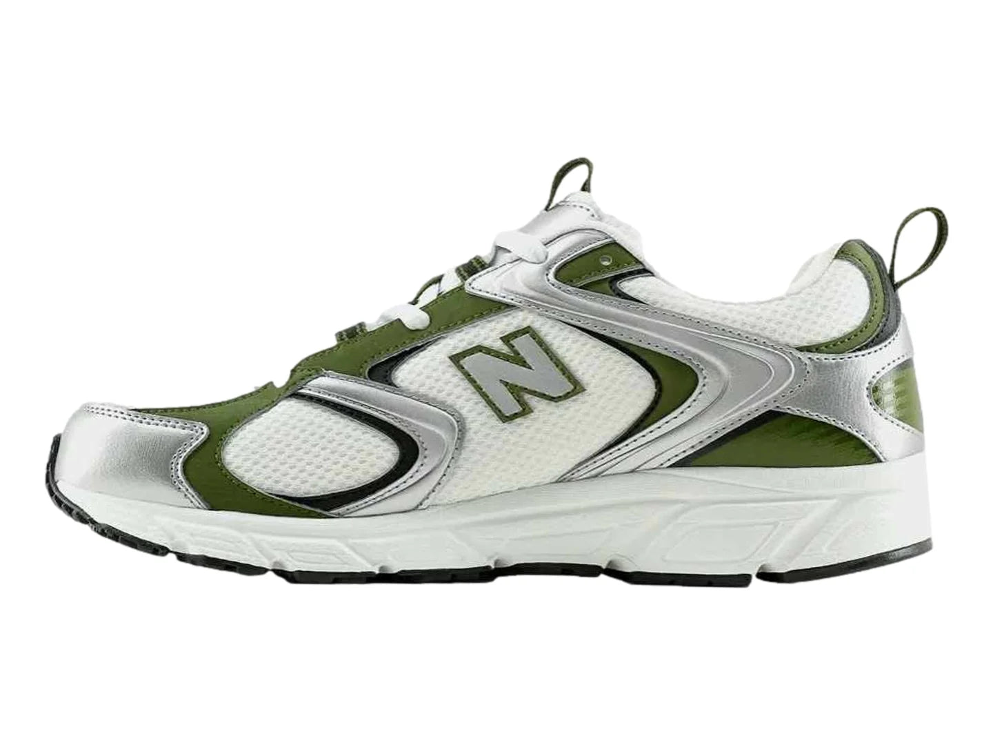 Tenis New Balance 408 Blanco y Verde para Mujer