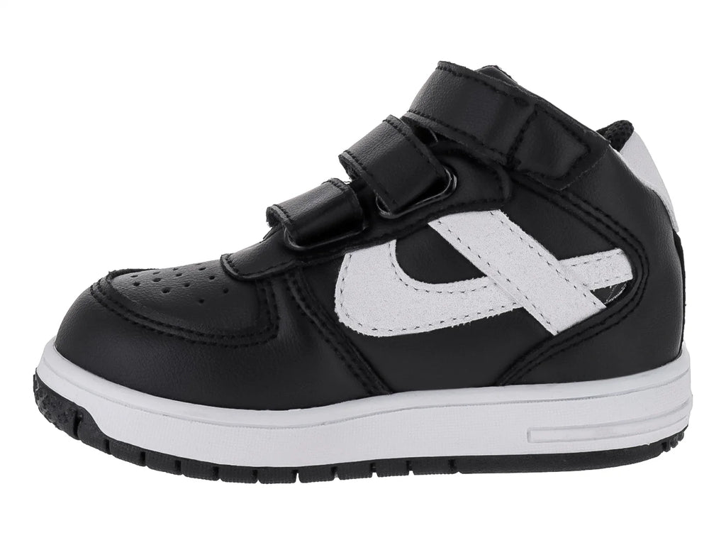 Tenis Panam Negro y Blanco para Niño