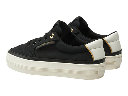 Tenis Tommy Hilfiger Essential Vulc Negro para Mujer