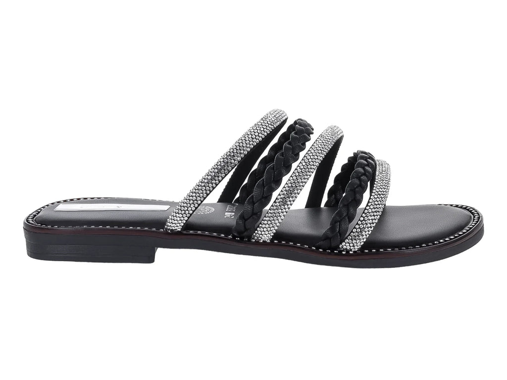 Sandalias Luna Rosa Negro para Mujer