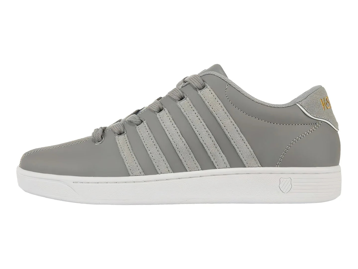 Tenis K Swiss Court Pro II Gris y Blanco para Hombre