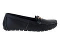 Mocasines Luna Rosa Piel Negro para Mujer