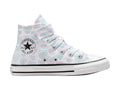 Tenis Converse CTAS HI Blanco y Rosa para Niña