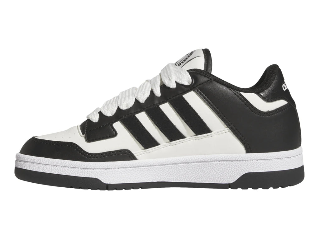Tenis Adidas Rapid Court Low Negro y Blanco para Niño