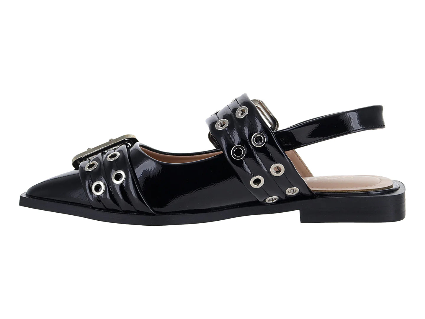 Flats Roze Negro para Mujer