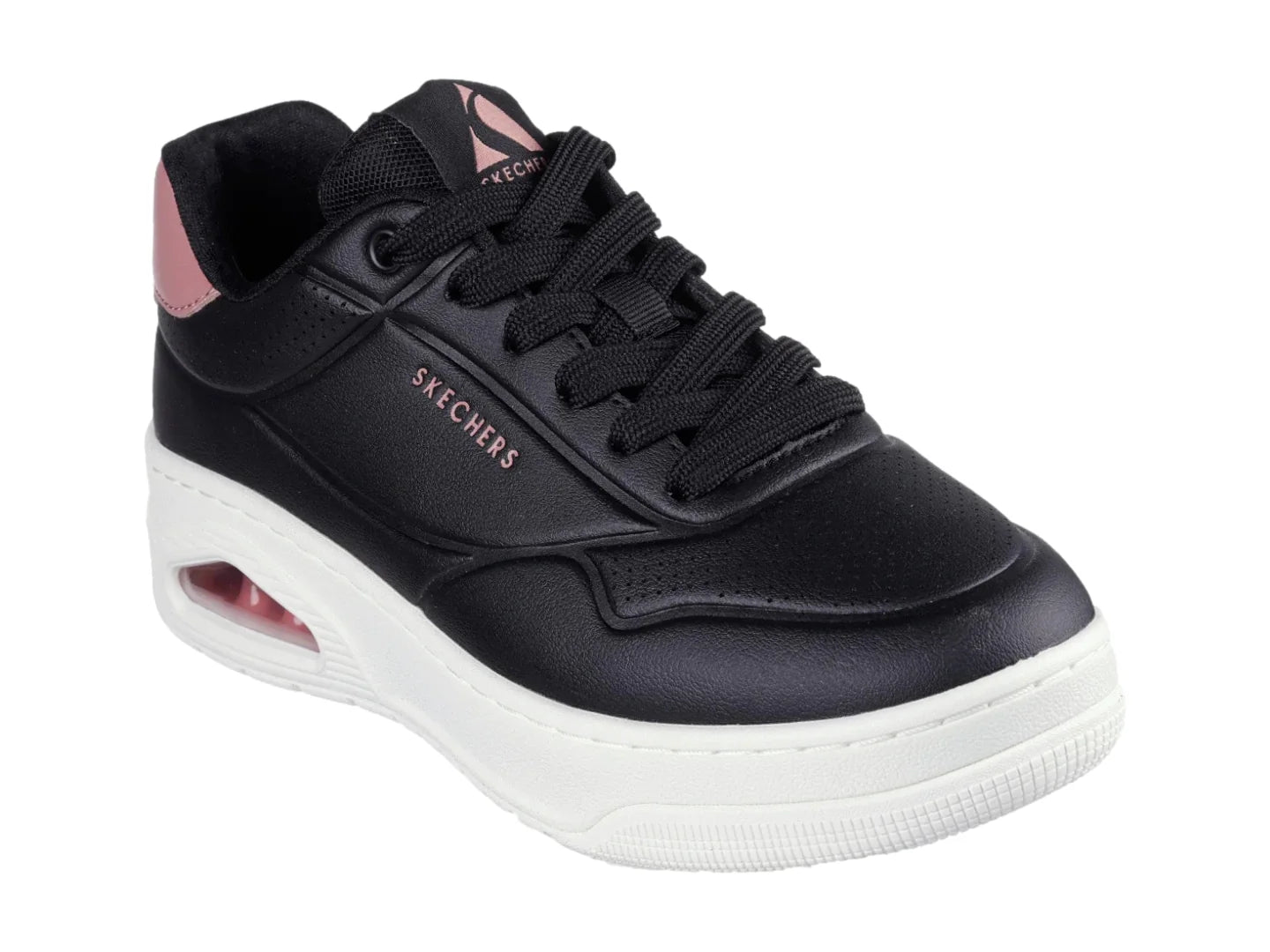 Skechers Tenis Uno Court Negro para Mujer