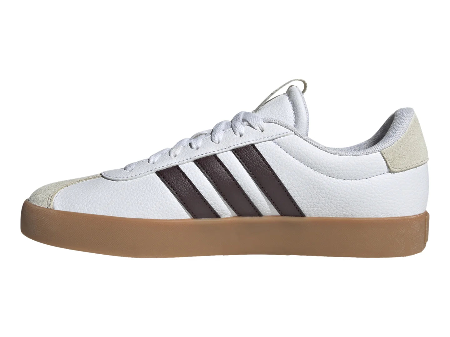 Tenis Adidas VL Court 30 Blanco y Café para Hombre