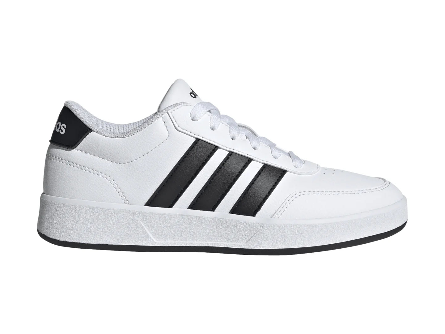 Tenis Adidas Breaknet 30 Blanco y Negro para Niño