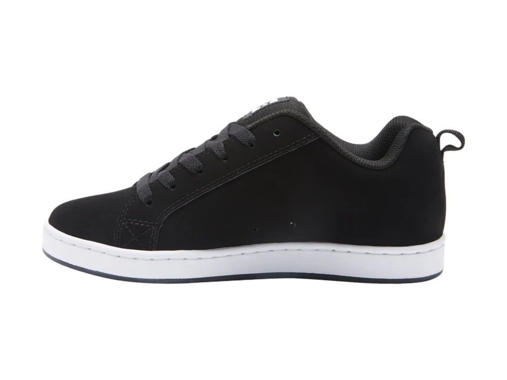 Tenis DC Shoes Court Graffik Negro y Blanco para Niño
