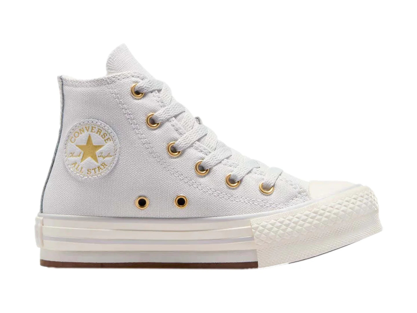 Tenis Converse Chuck Taylor All Star Eva Lift Gris para Niña