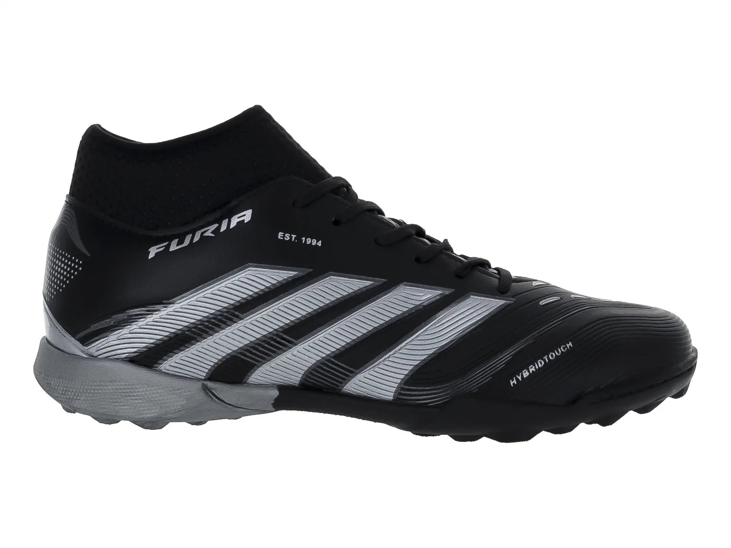 Tenis de Fútbol Furia Negro con Plata para Hombre