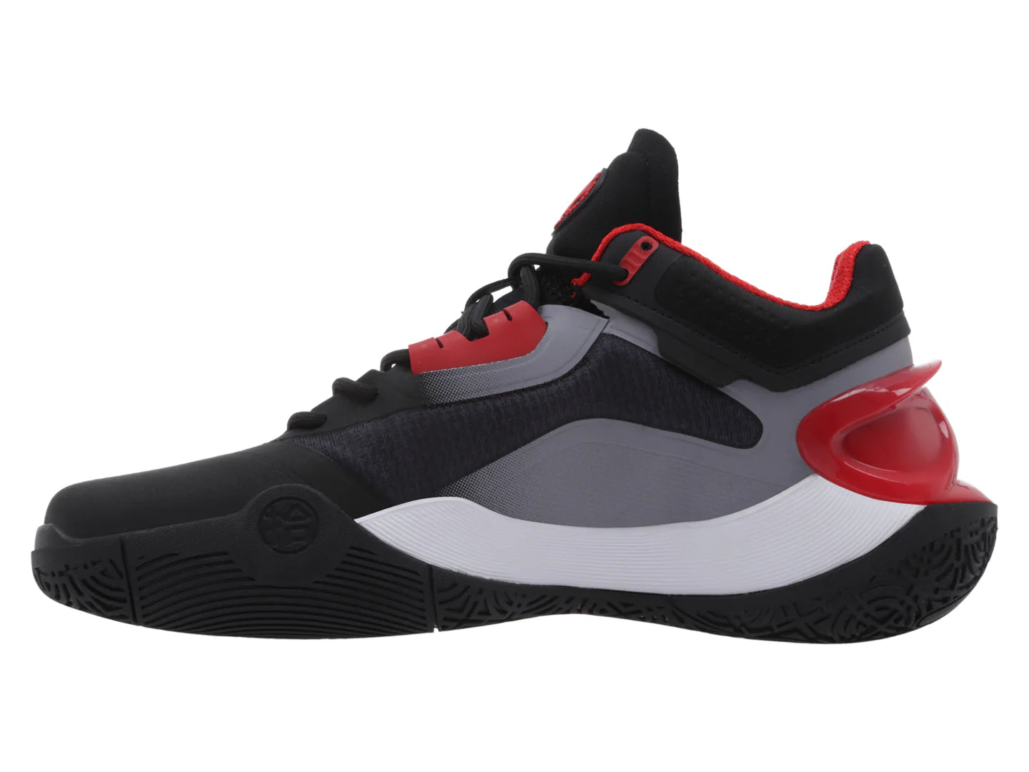 Tenis K SWISS Jumpshot Negro con Rojo para Hombre