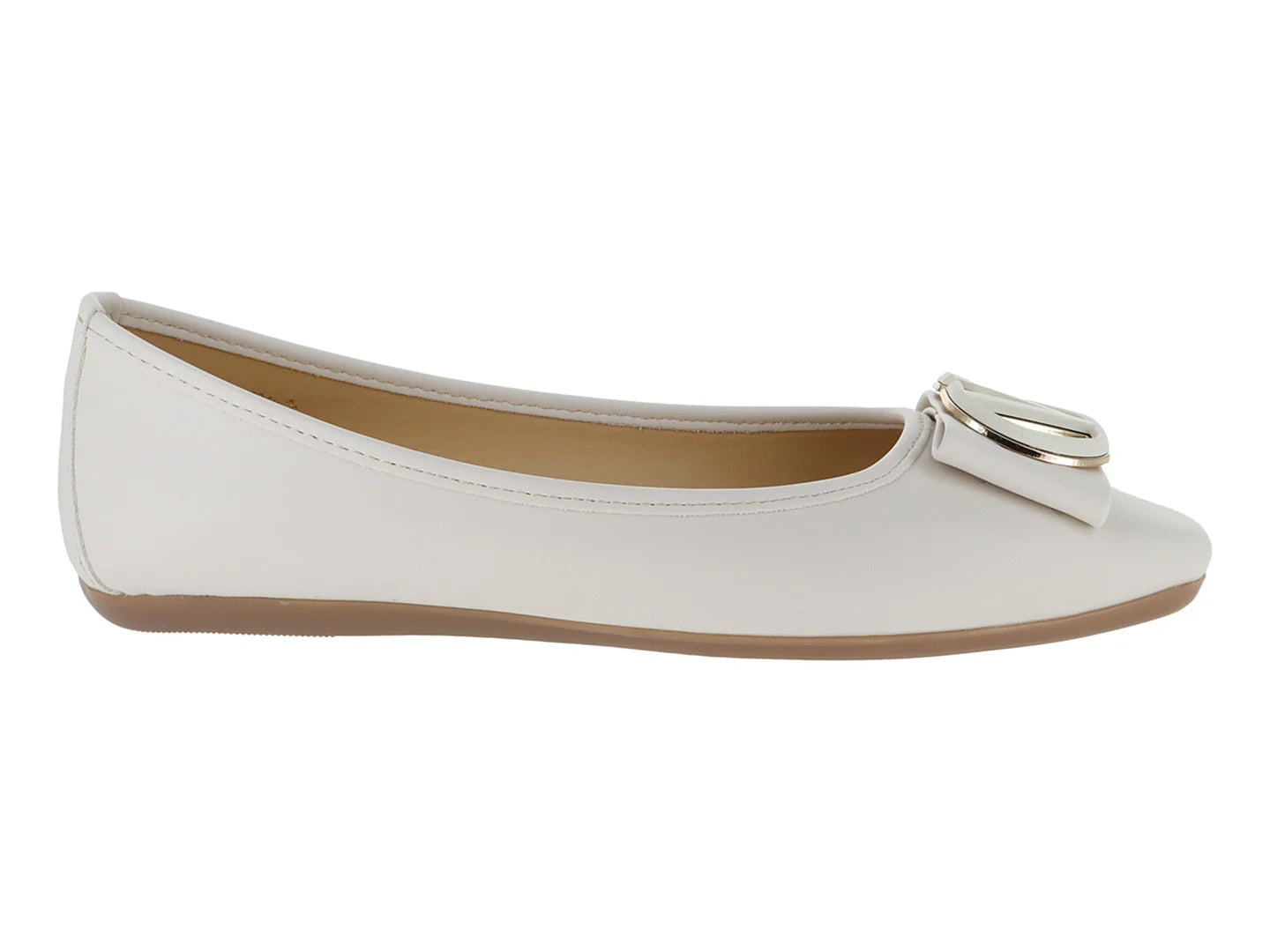 Flats Luna Rosa Color Latte para Mujer