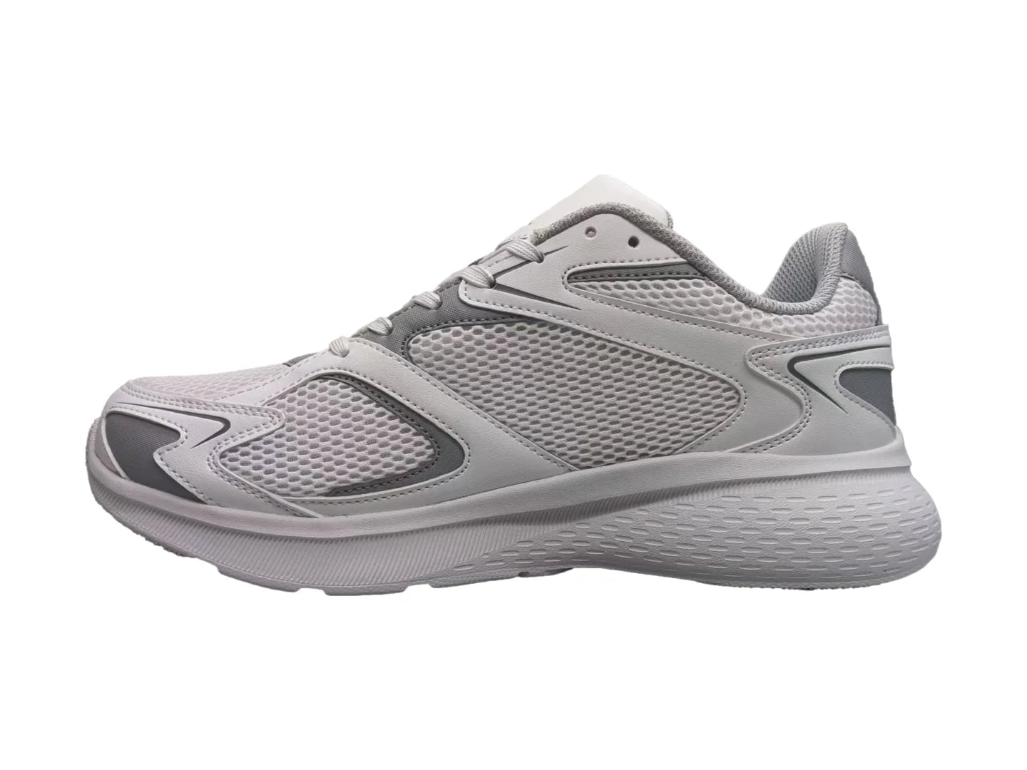 Tenis Champion Brisk Retro Run Blanco y Gris para Hombre