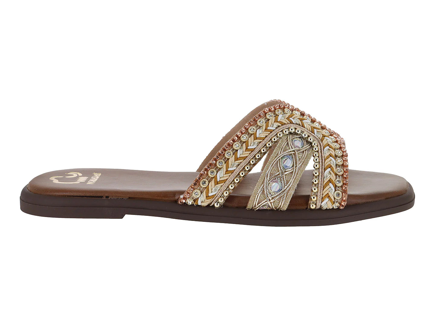 Sandalias Nomadas Café para Mujer