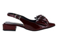 Tacones Luna Rosa Merlot de Charol para Mujer