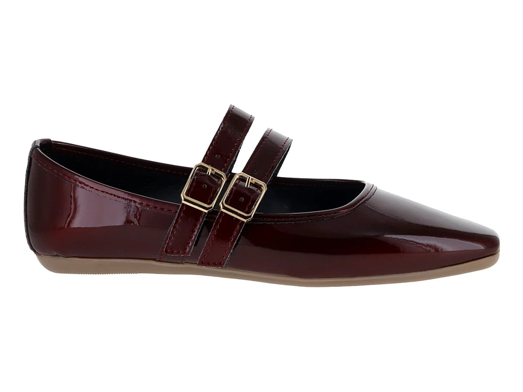 Zapatos Ballerinas Luna Rosa Merlot para Mujer
