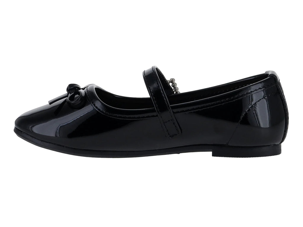 Zapatos Ballerinas Roze Negro de Charol para Niña