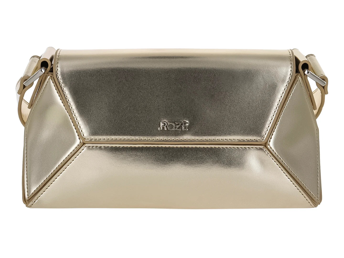 Bolso de Hombro ROZE Oro para Mujer