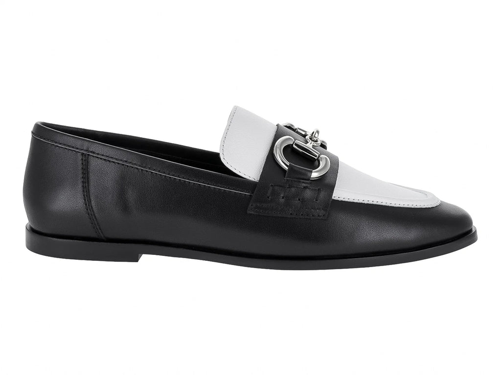 Mocasines Jeffrey Campbell Bicolor Negro y Blanco para Mujer